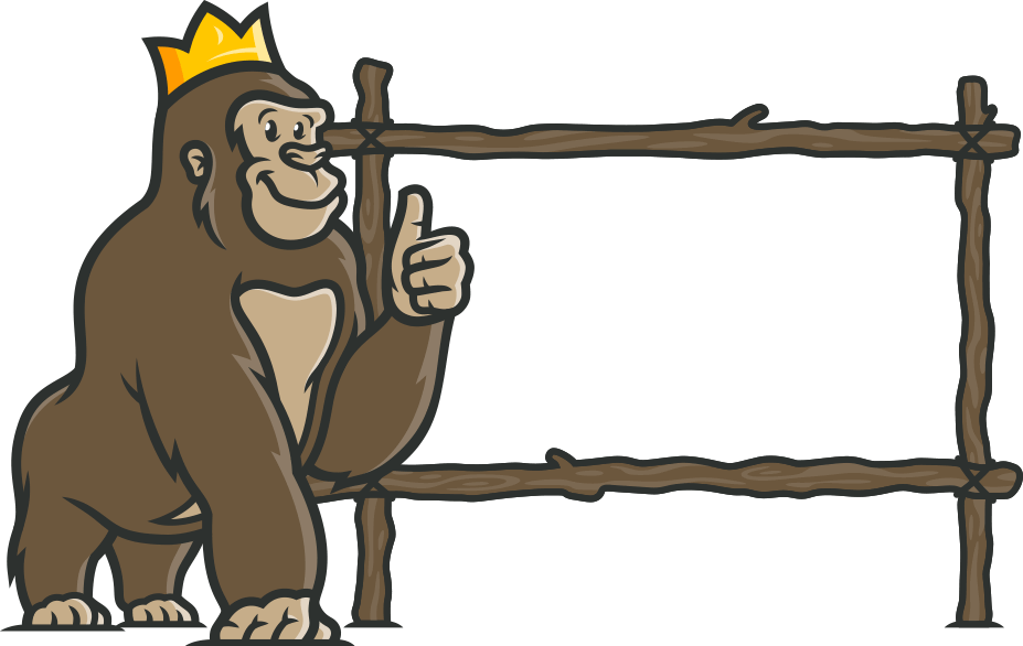 Casino Gorilla canvas