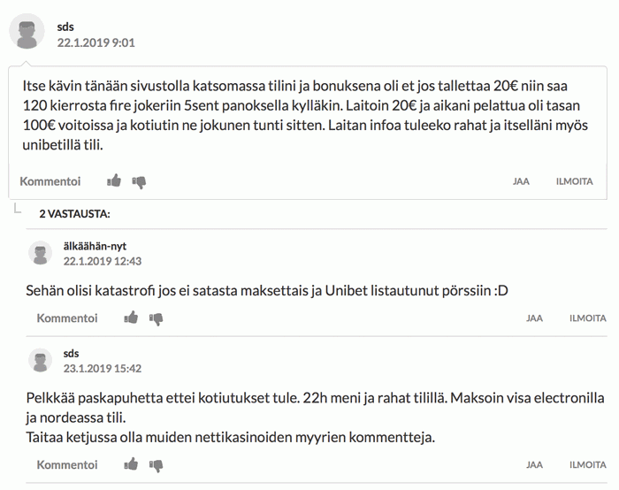 Pelaajien arvioita 4