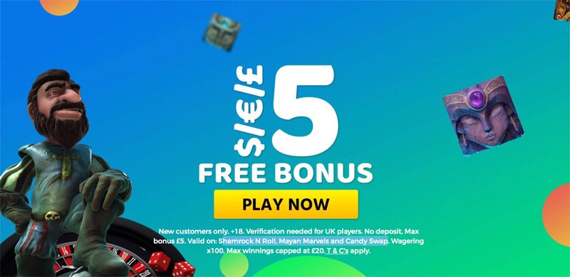 Example of a £5 Free Bonus