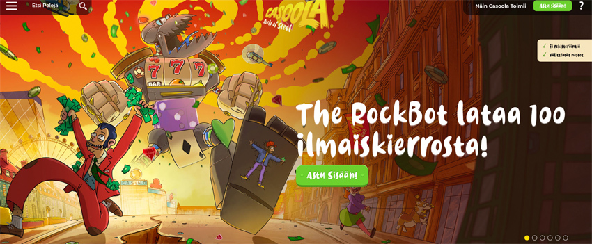 Casoola ilmaiskierrokset