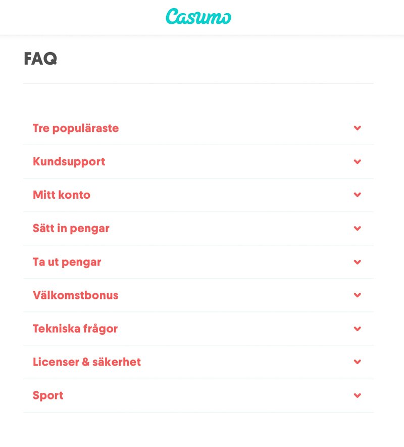 FAQ - hitta svar till alla frågor
