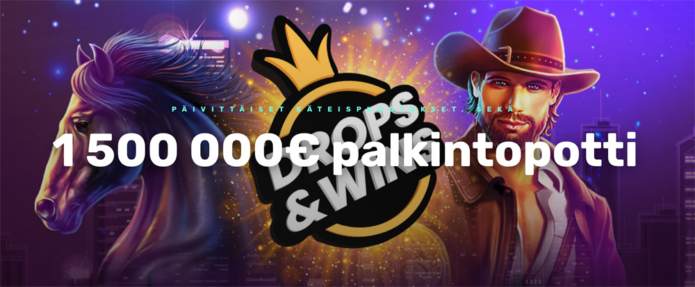 Drops & Wins-kampanjan päivittäiset käteispalkinnot