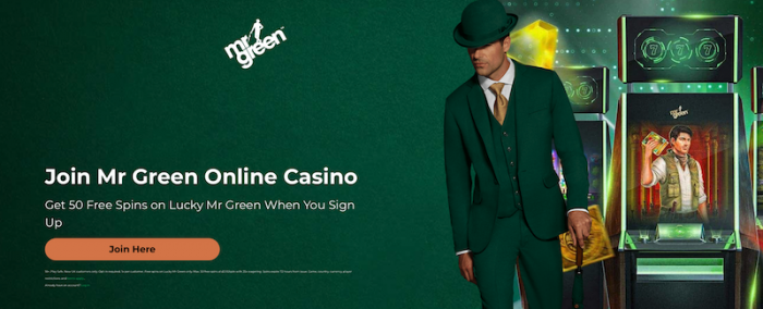 Mr Green sign up offer