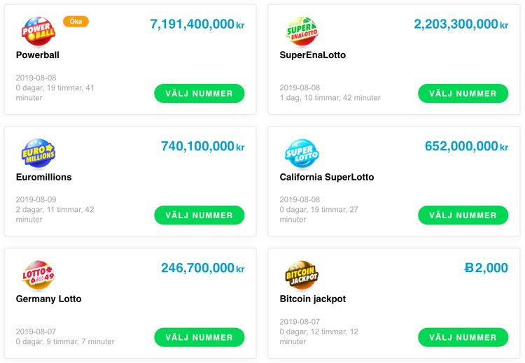 Multilotto lotterier