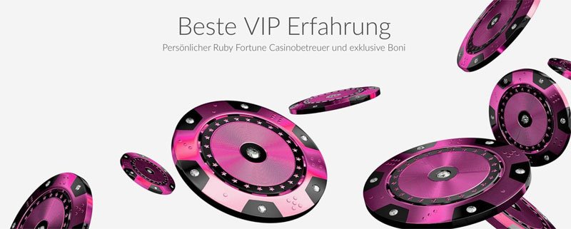 Ruby Fortune VIP erfahrung