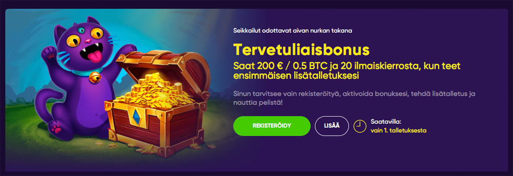 Tervetuliaisbonus