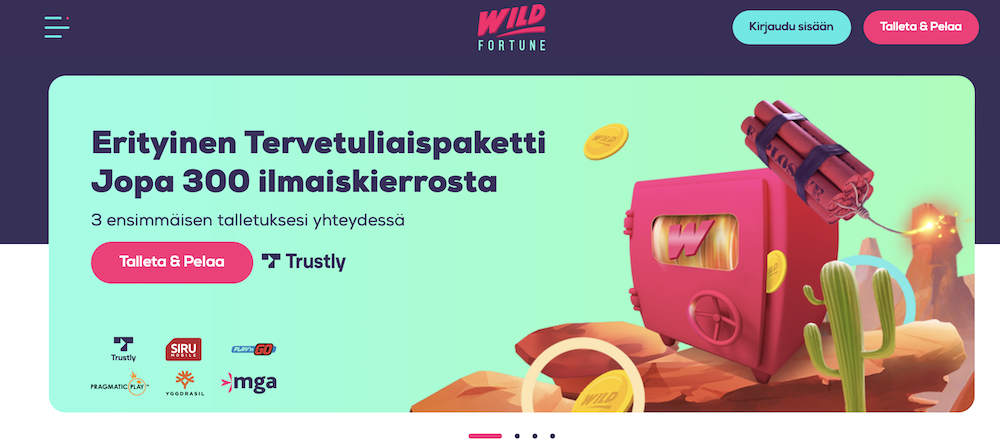 Wild Fortunen tervetulobonus